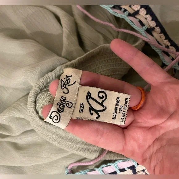 Lime/ Green beach maxi dress - Picture 2 of 6